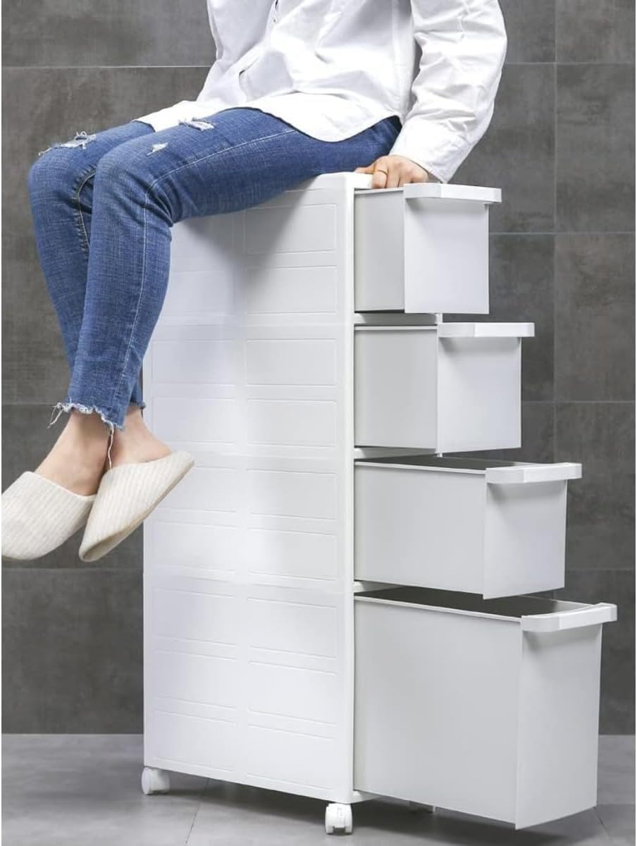 TUIYIDUO 回転式収納ワゴン 360°回転トロリー 3段 5トレイ キッチン TUIYIDUO 回転式収納ワゴン 360°回転トロリー 3段 5トレイ キッチン