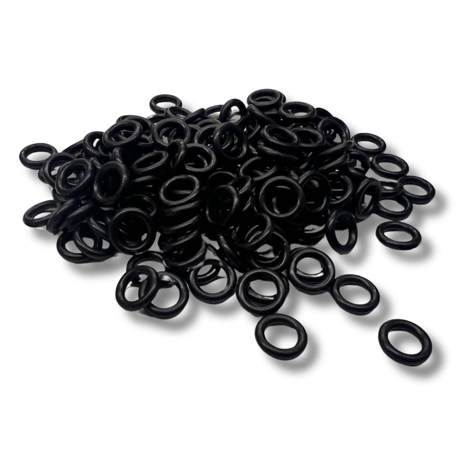 Junta tórica NBR, 249,3 x 5,7 mm, junta de goma, nitrilo, caucho acrilonitrilo butadieno de alta dureza, resistente al aceite, juego de 10 unidades, color negro