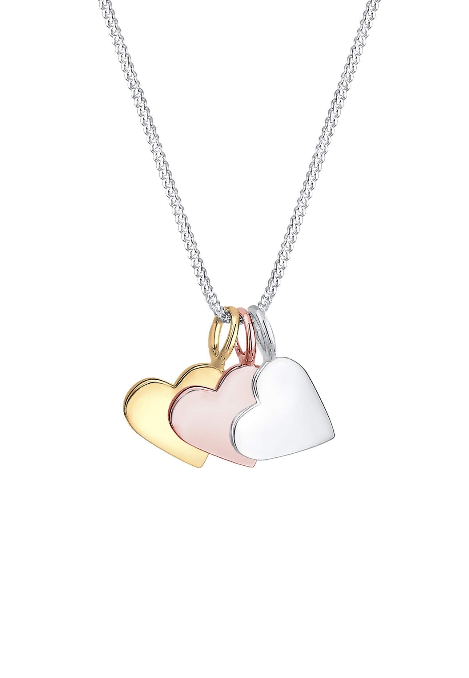 ElliWomen Silver Plated Pendant Necklace - 0105982518_45-45cm length