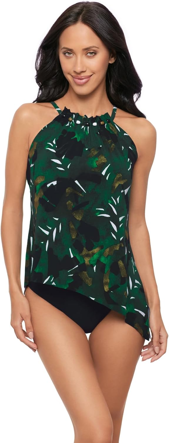 MagicSuit Women's Swimsuit Moonstone Regina Soft Cup Adjustable Tankini Top