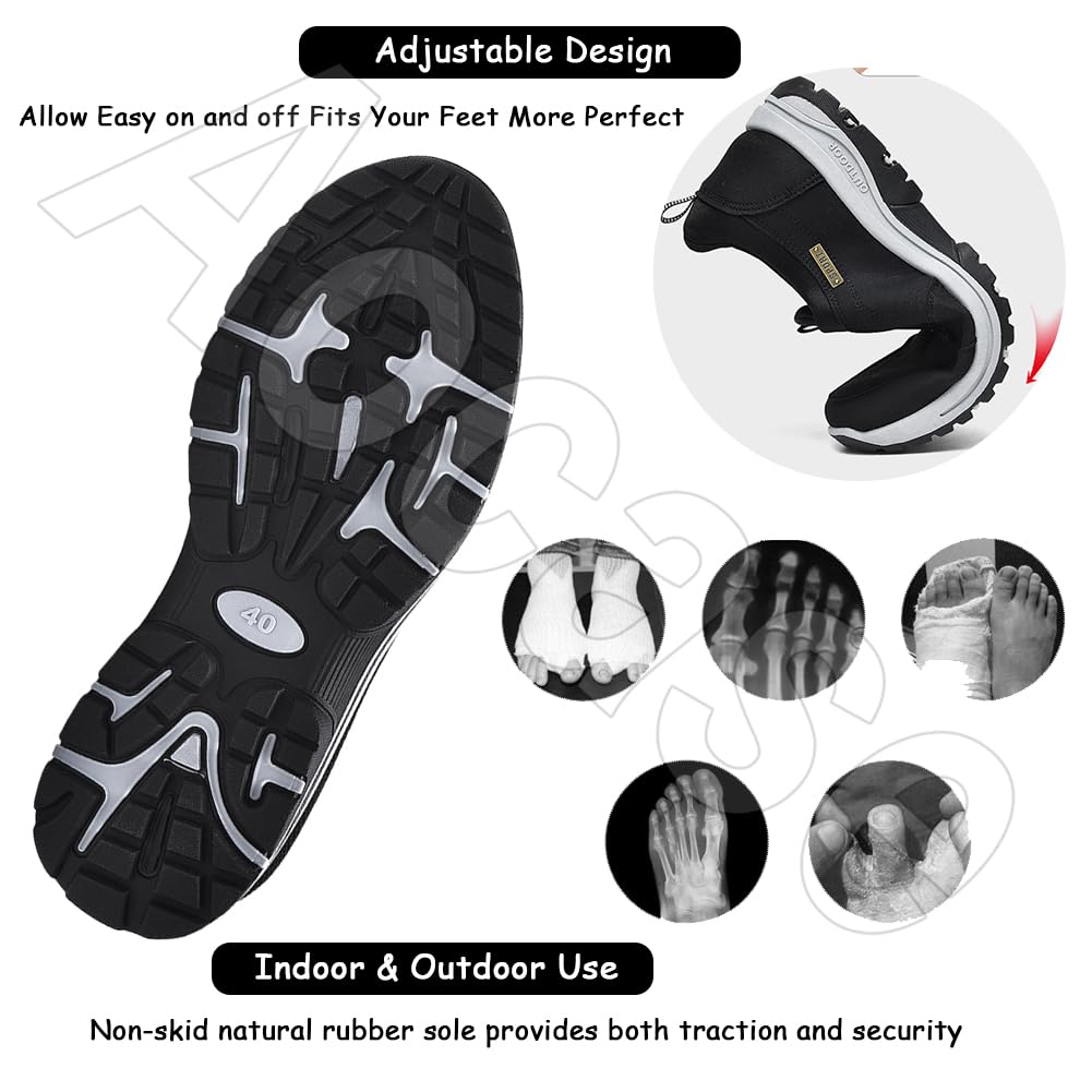 Chaussures Pieds Larges Baskets à Enfiler Homme Cuir Suédé - Confortables Respirantes Légères Fitness Marron 42/260mm