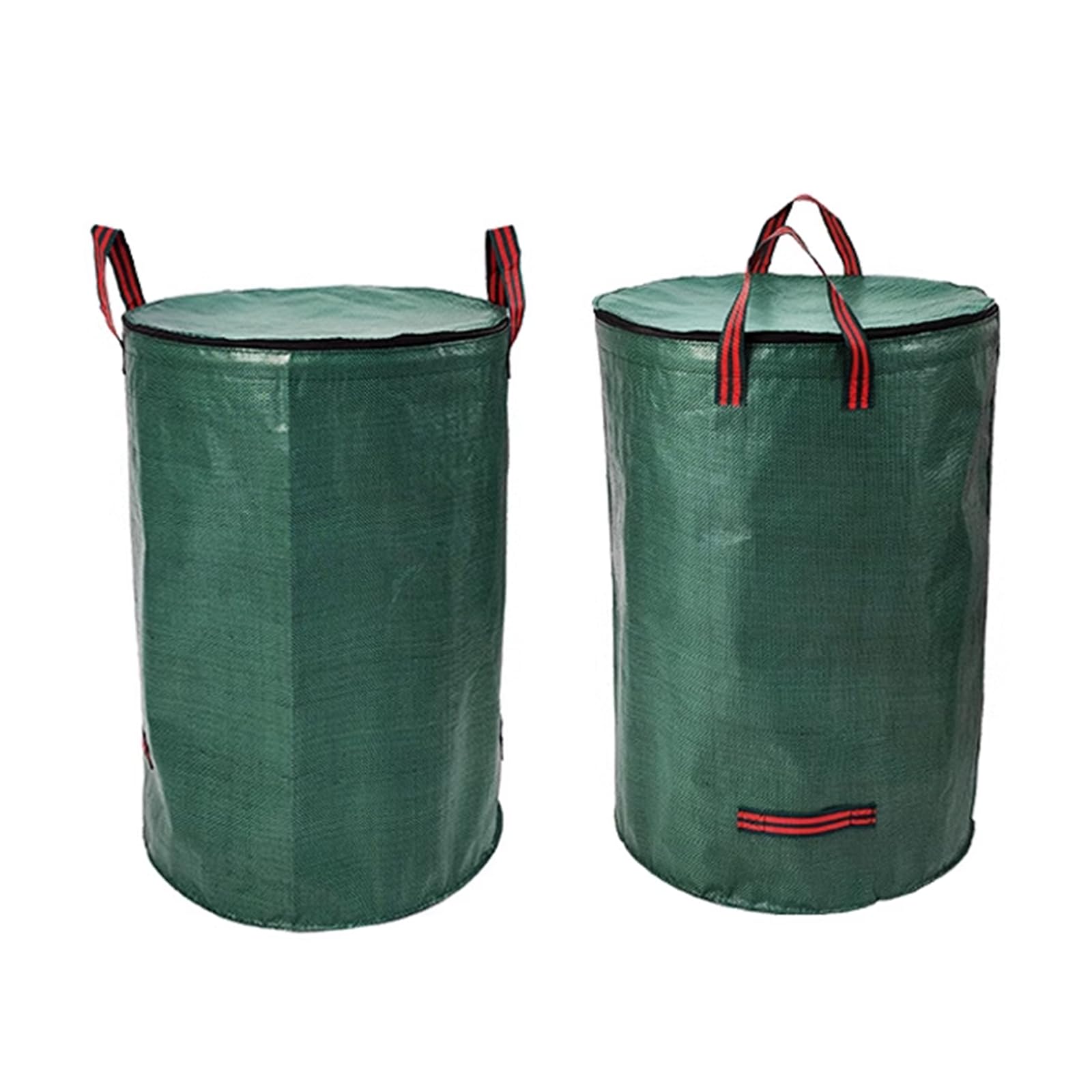 Paquete de 2 sacos de agujas resistentes y oscurecidos con gran capacidad y sustancia permanente para la recogida de residuos de jardín, bolsa de agujas de jardín