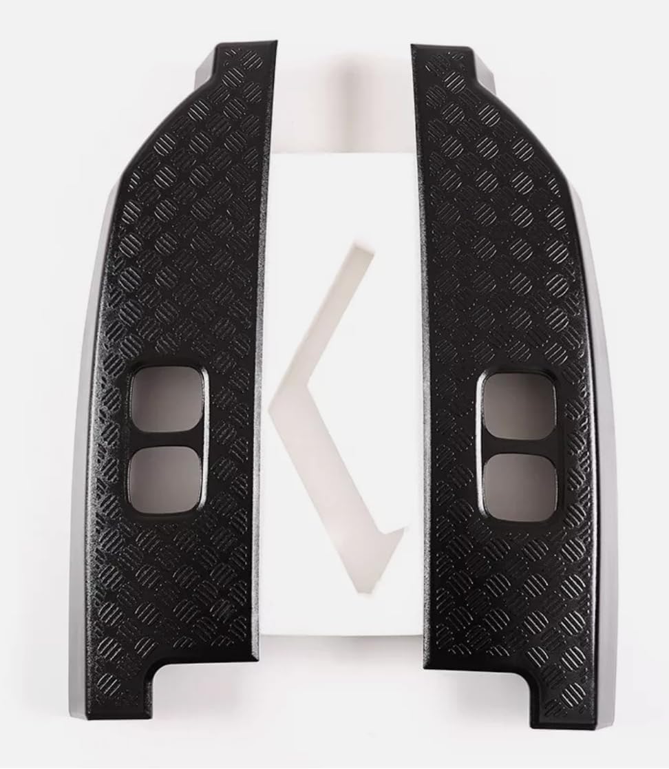 for Land Rover Defender 90 110 2020-2023 Matte Black Rear Tail Light Cover Trim 2pcs Car Accessories