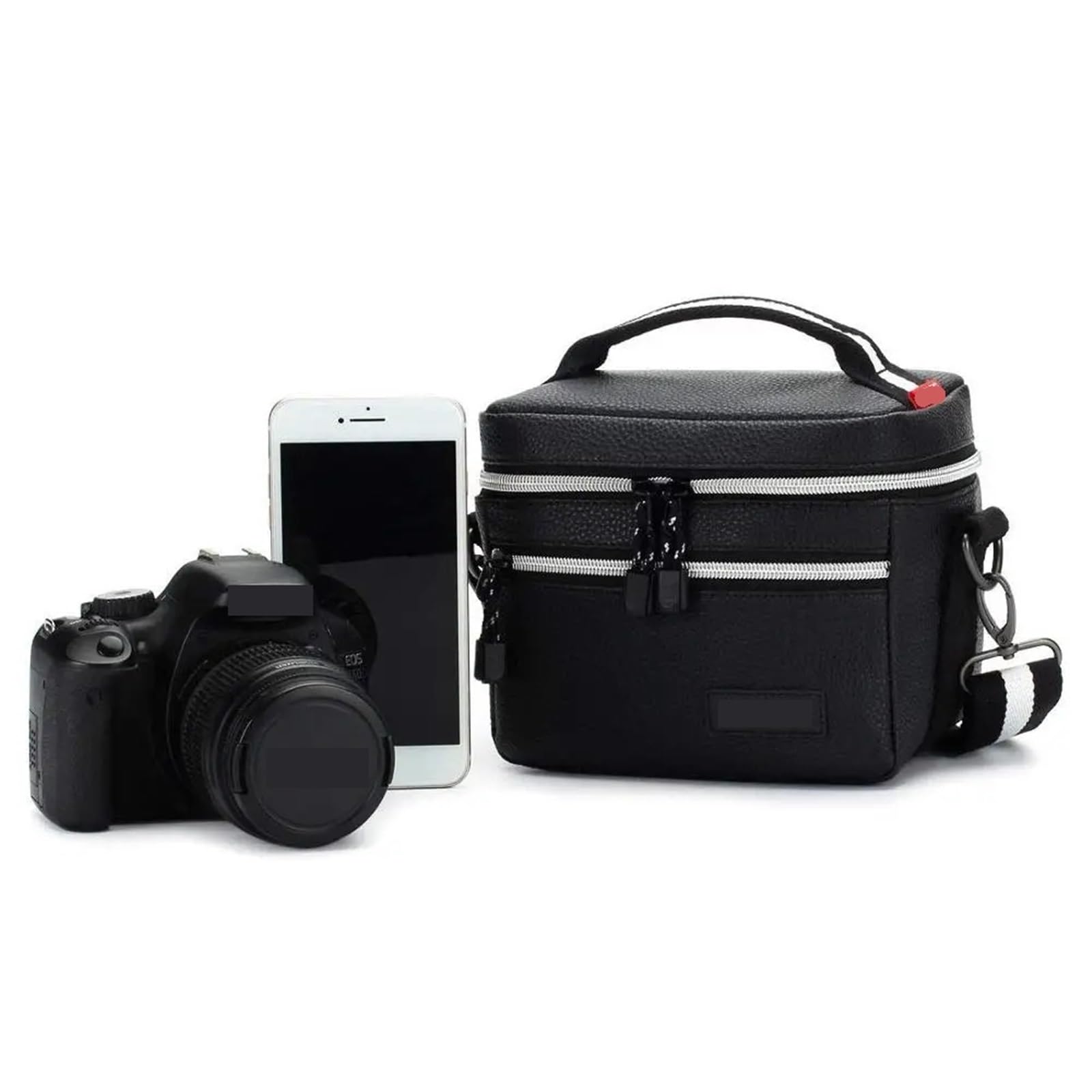 Bolso de Hombro for cámara, Bolso for Accesorios de cámara con Acolchado de Viaje a Prueba de Golpes for DSLR y Lentes para fotógrafos
