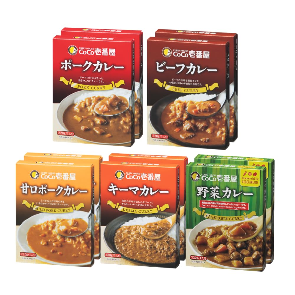 ＣоＣо壱番屋　レトルトカレー各種　合計　８４個 Amazon.co.jp: 【公式 CoCo壱番屋】レトルトカレー アソートセット 1