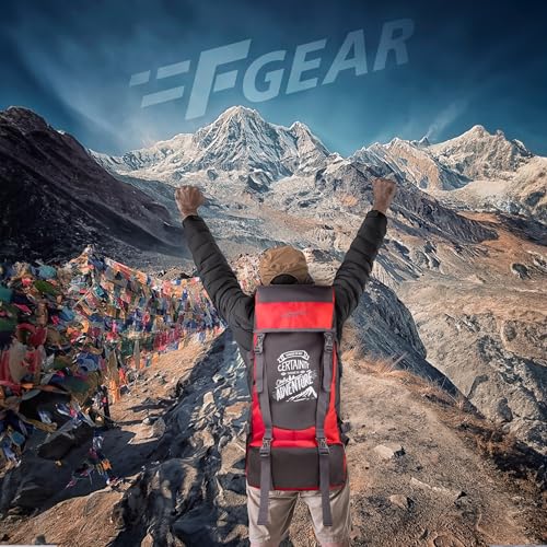 Image of F Gear Ridge 32L Trekking Backpack|Hiking|Camping Travel Leisure Tourist Outdoor Sport Rucksack|Multi Pockets|Shoulder Bag - Drawstring Top Open|Lightweight Bag|Adults|Unisex|Men Women