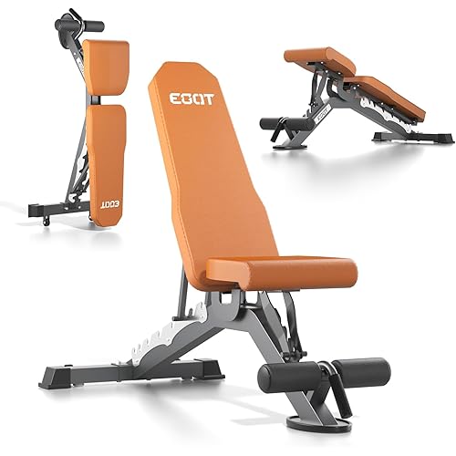 Adjustable Weight Bench for Home Gym, Heavy Duty Workout Bench Up to 880/1500 LBS, Decline Incline Strength Training Bench for Full Body Exercise