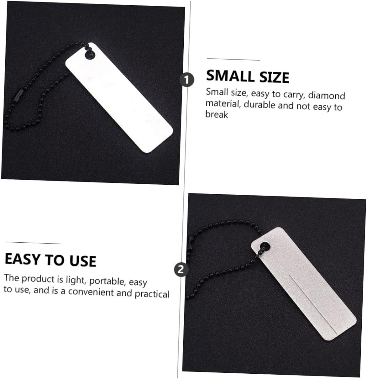 2pcs Outdoor Use Sharpening Stones Dual Grit Whetstones for Blades Knives Fish Hooks Durable Portable Grinding Stones for Camping Hunting
