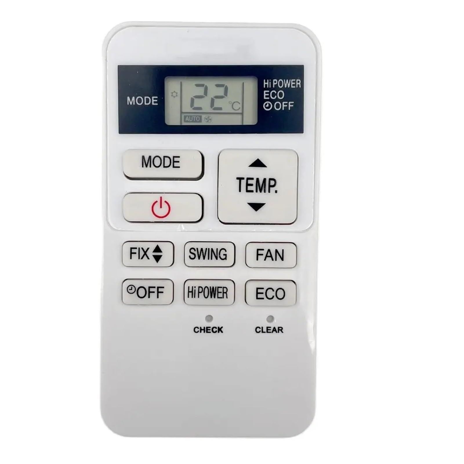 Télécommande AC pour climatiseur Split universelle noire - 3