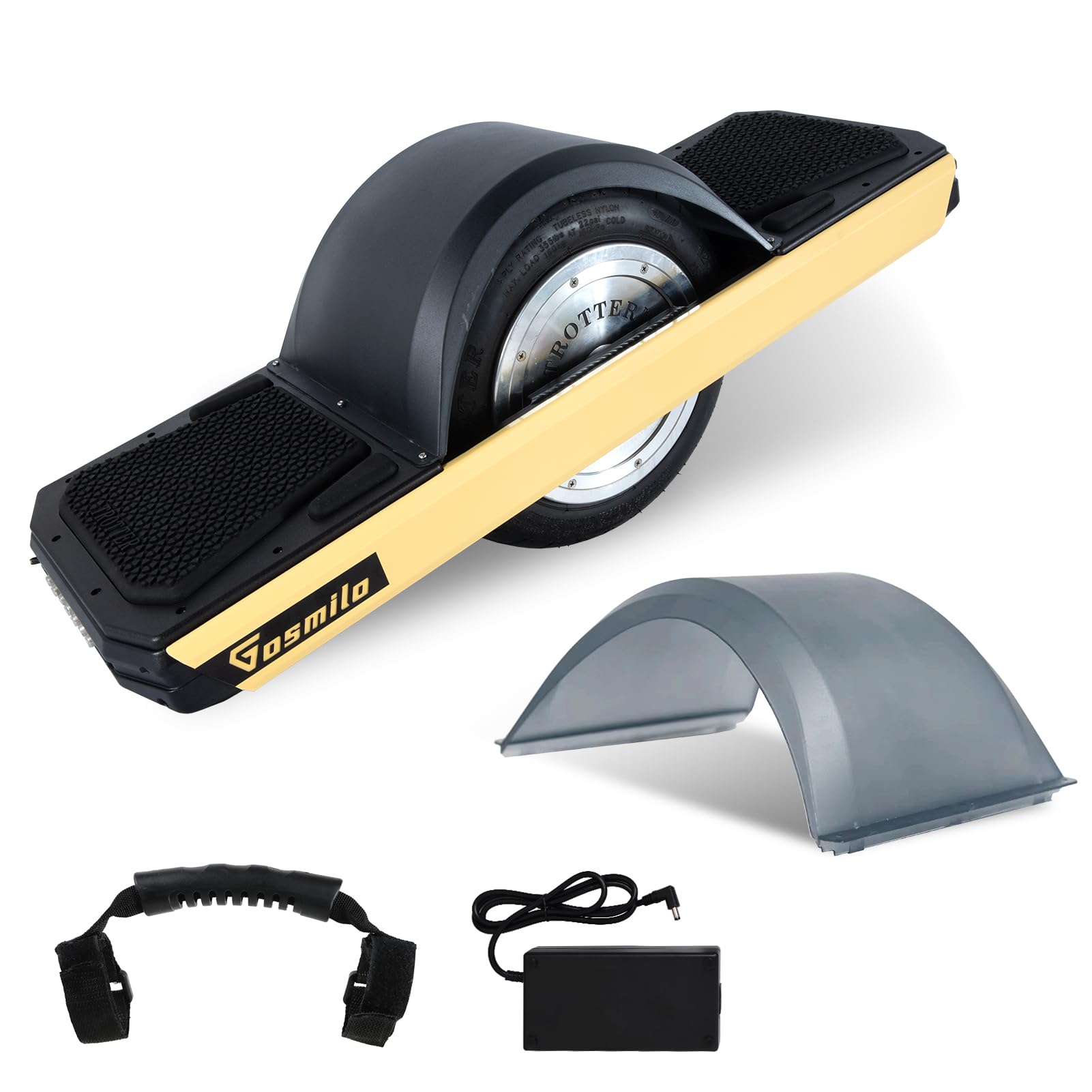 gosmiloAdult One Wheel with VESC Controller, Double Range1500W Motor One Wheel Self Balancing, 30-40km Range 420Wh Battery Electric Unicycle(X5)