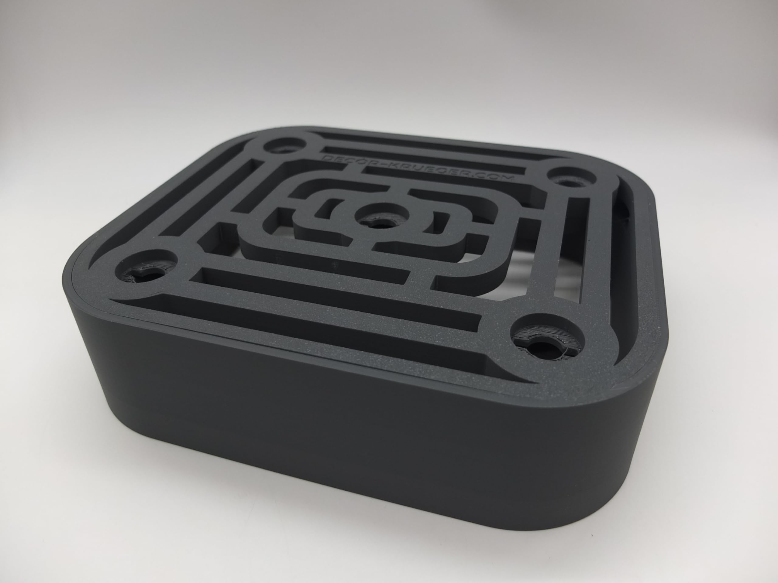 Holder Stand for Kenwood Chef for 5 Attachments Art Deco Style (Dark Grey)