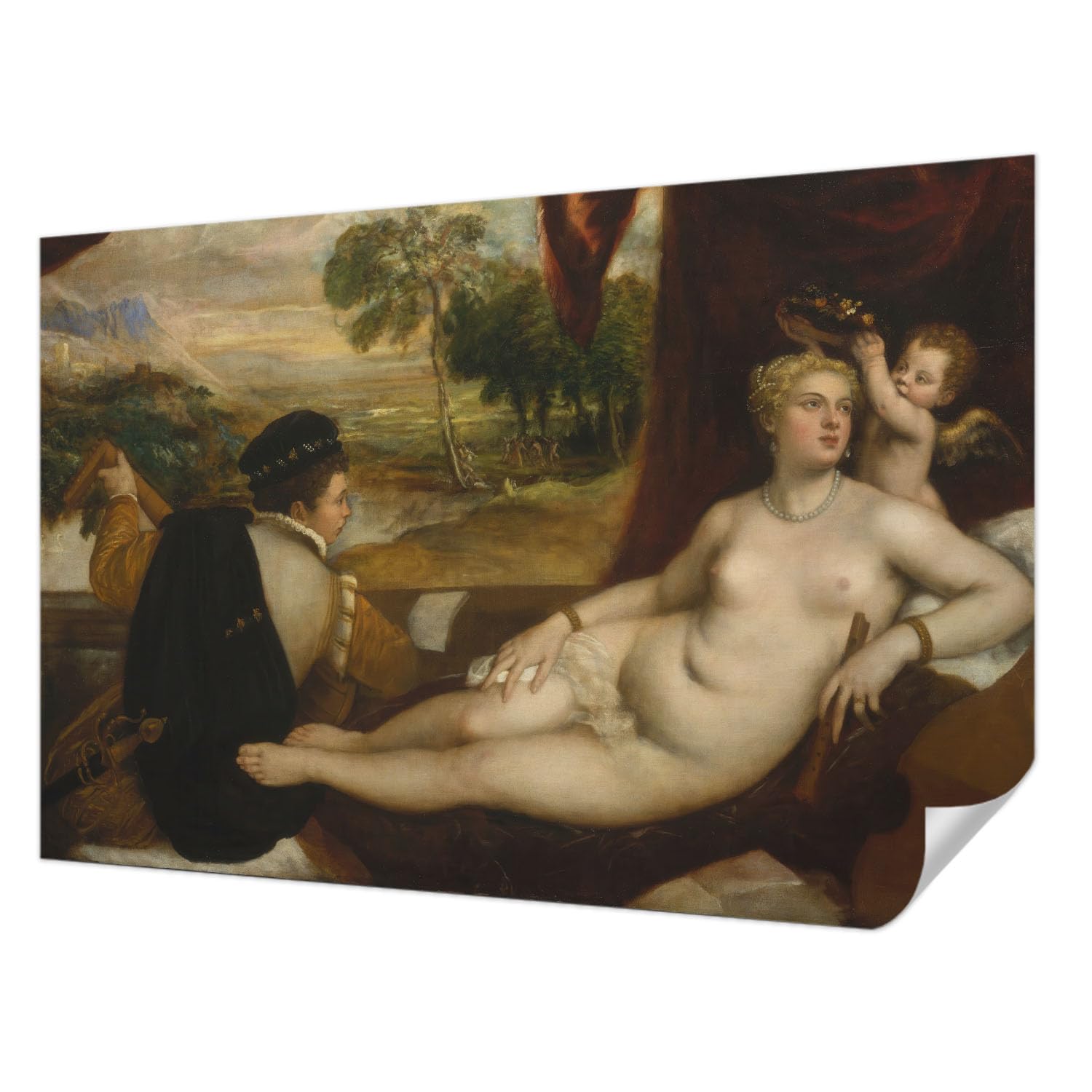 Papier peint autocollant scène relaxante Tulup pour chambre et salon