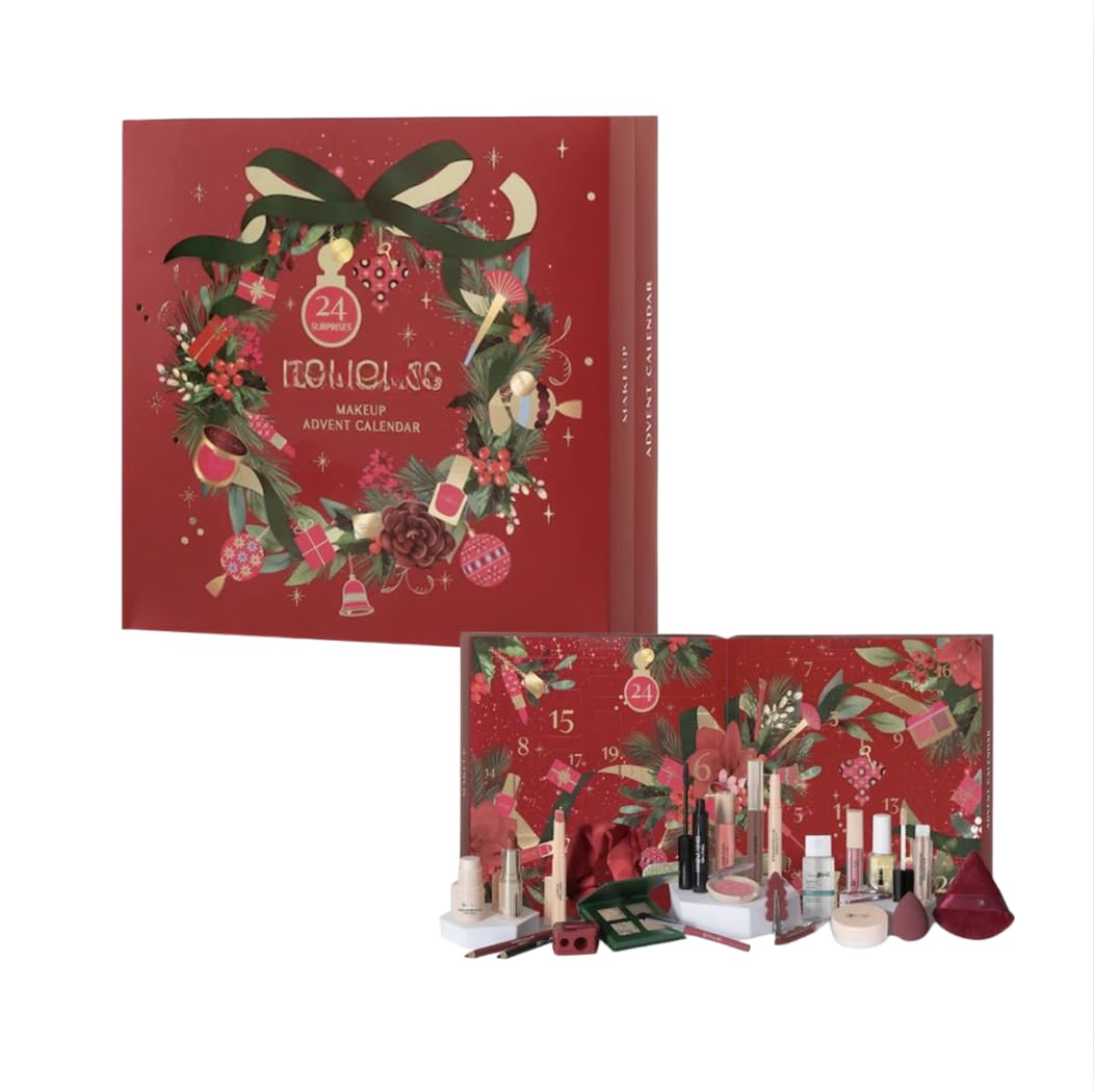 Doug-Skinkura - Calendario dell'Avvento trucco, per lei, 24 sorprese glamour, cosmetici e bellezza, calendario dell'Avvento