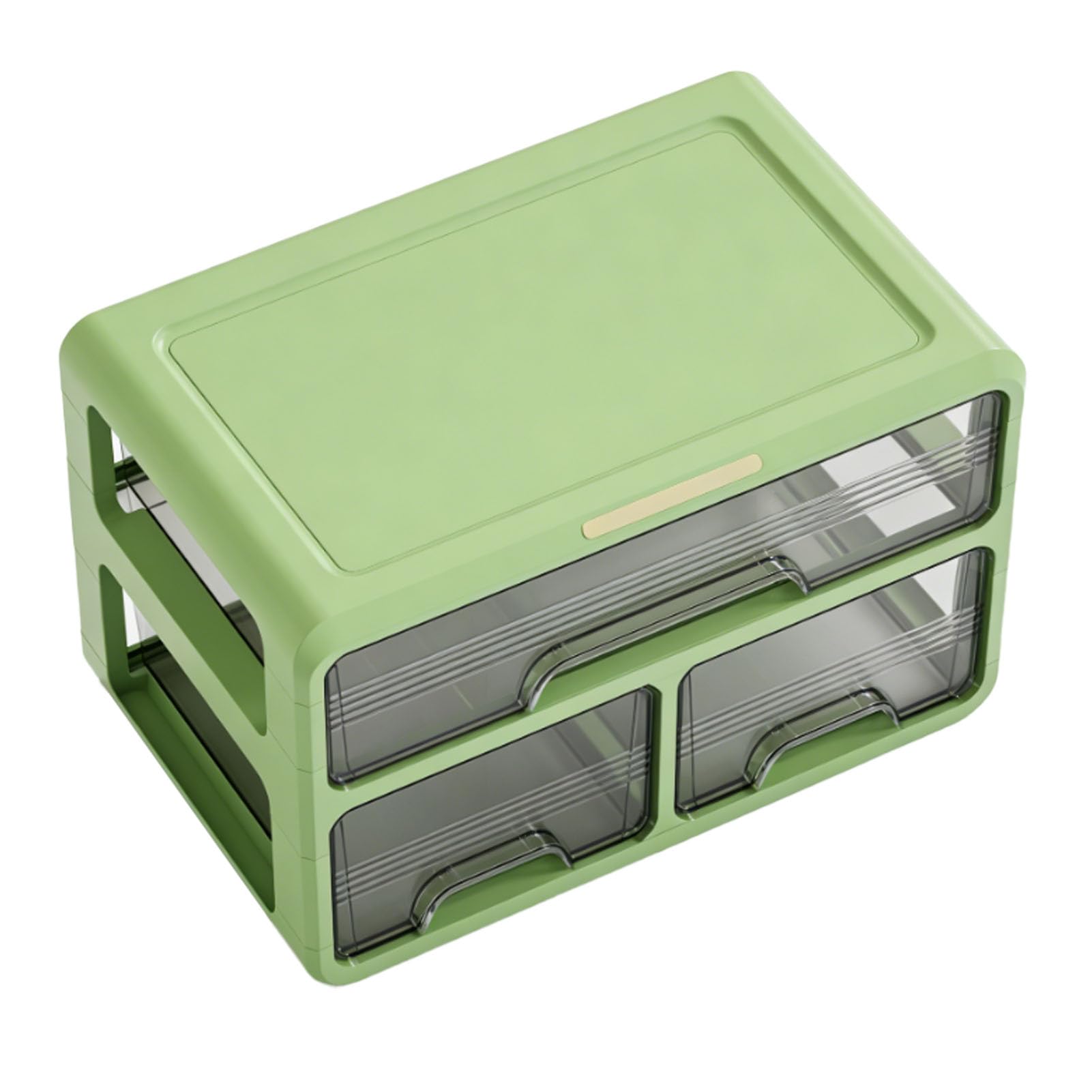 Organisateur de maquillage en plastique avec tiroirs de rangement et boîte de comptoir verticale