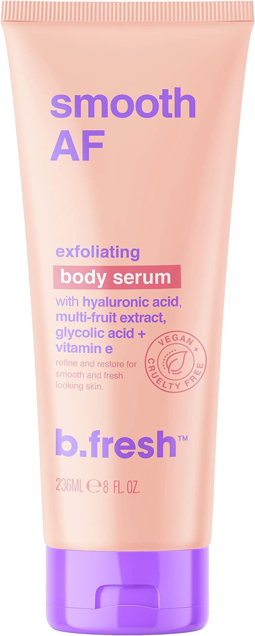 B.Tan Smooth AF Exfoliating Body Serum For Unisex 8 oz Serum