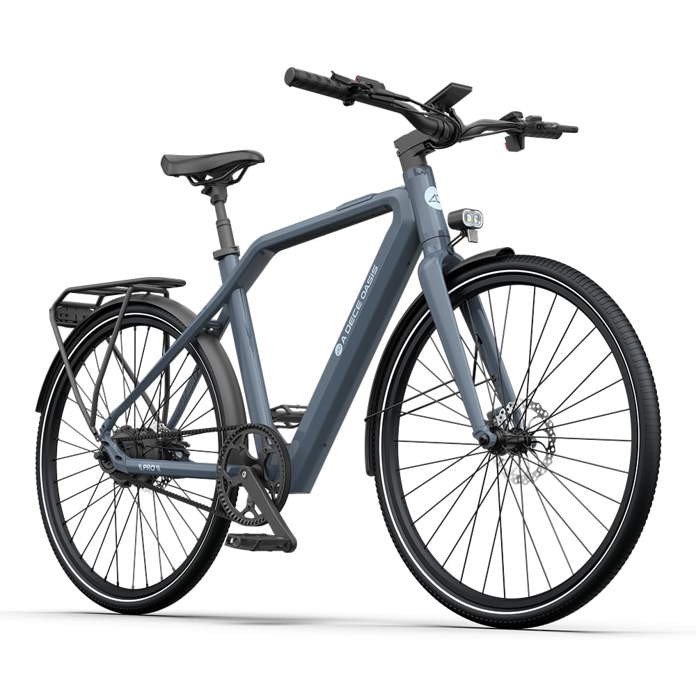 A Dece Oasis ADO e Bike Air30pro,28 Zoll 700C, Elektrofahrrad,370,00 Wh Akku, ebike Damen/Herren, Riemenantrieb,ADO Smart APP,3,5-Zoll-IPS-Display