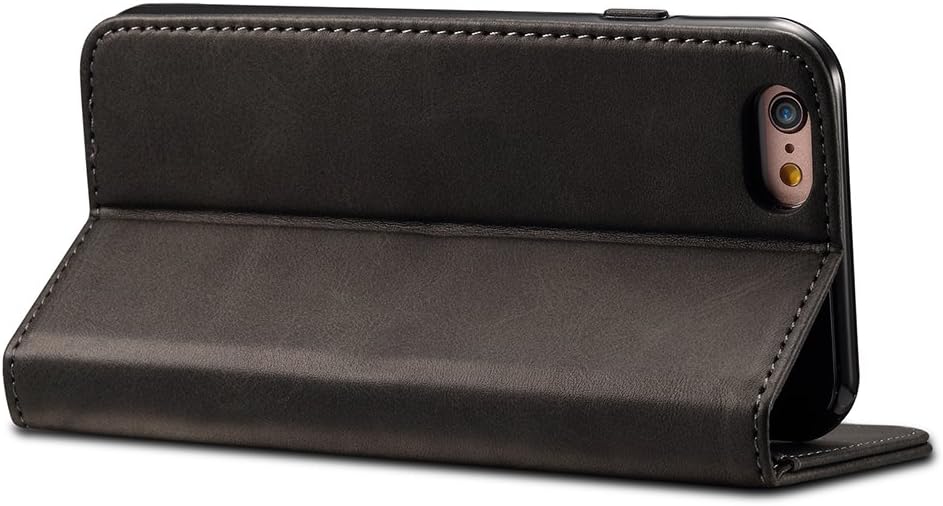 Wallet Case Compatible 2019 iPhone 11 Pro Max, PU Leather Wallet Flip Cover Book Style Stand View Kickstand with ID Credit Card Pockets for iPhone XI Pro Max Credit Card Holder, Black, 6.5 inches