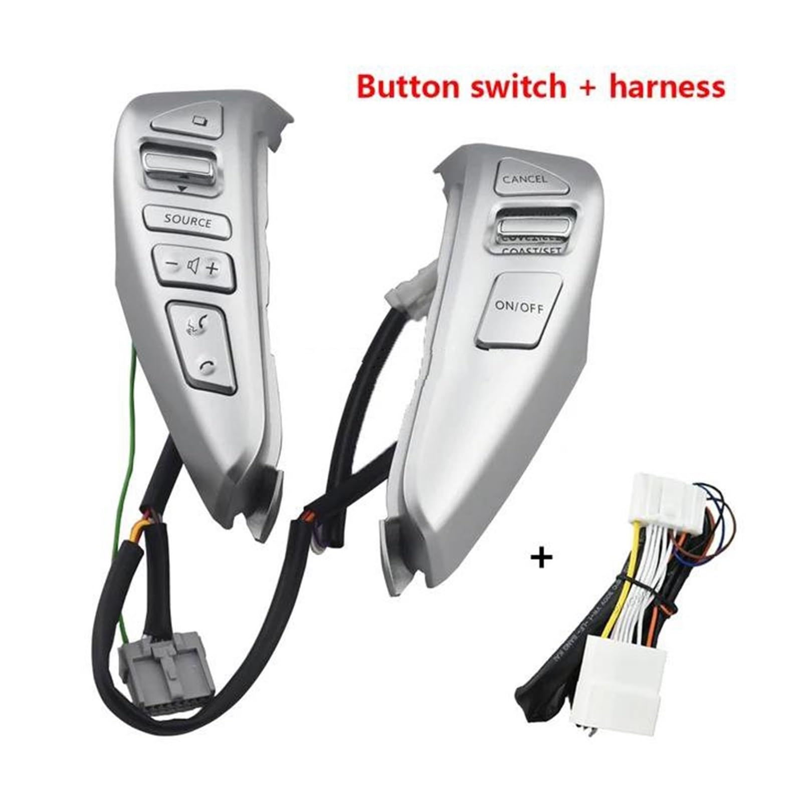 Volante Multifunzione Tasto Per Nissan Per Tiida 2011-2015 Per Versa 2014-2015 25550-3DA6A Interruttore Controllo Della Velocità Pulsanti Al Volante | Sliver-wire