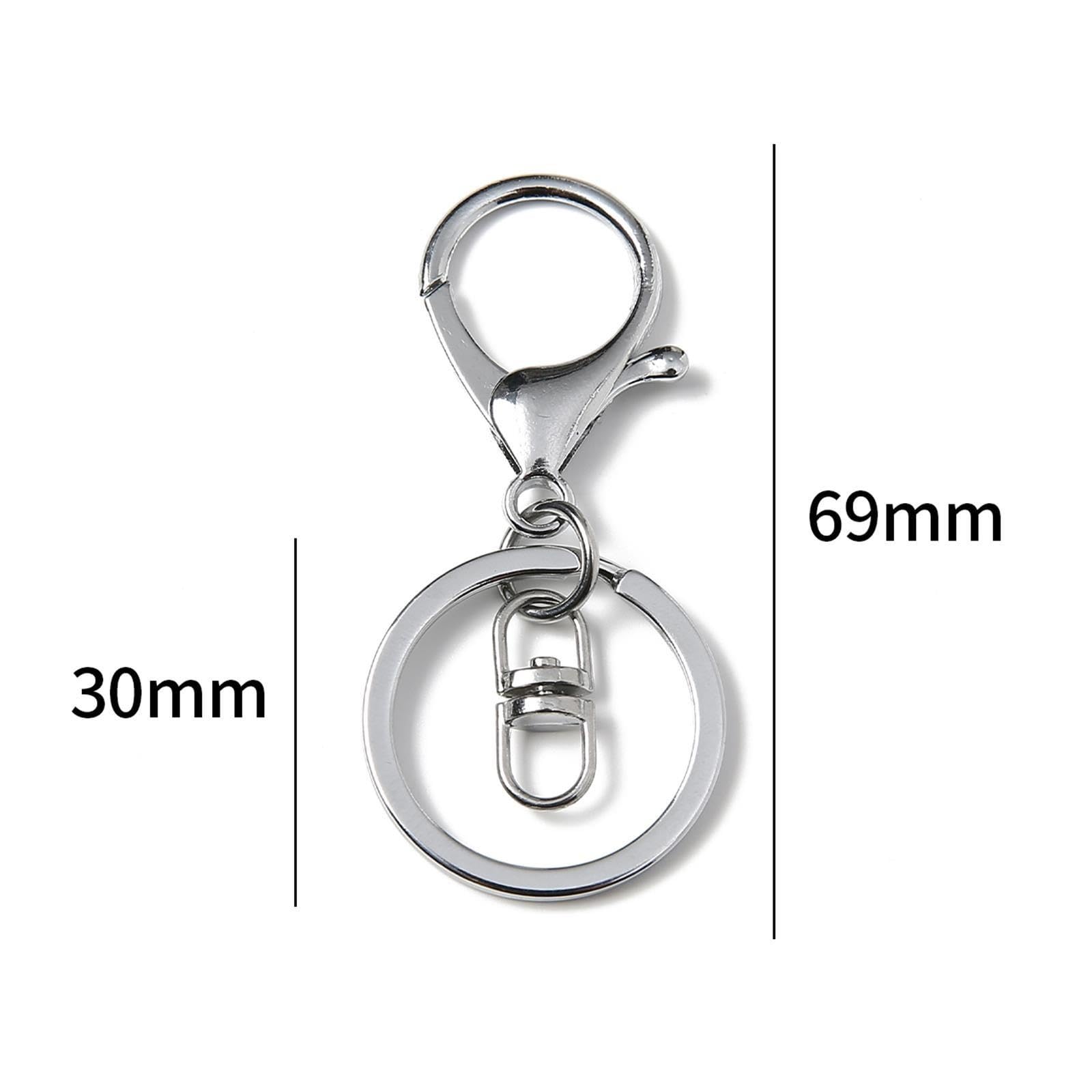 SchlüSselringe Schlüsselanhänger aus Metall mit Karabinerverschluss