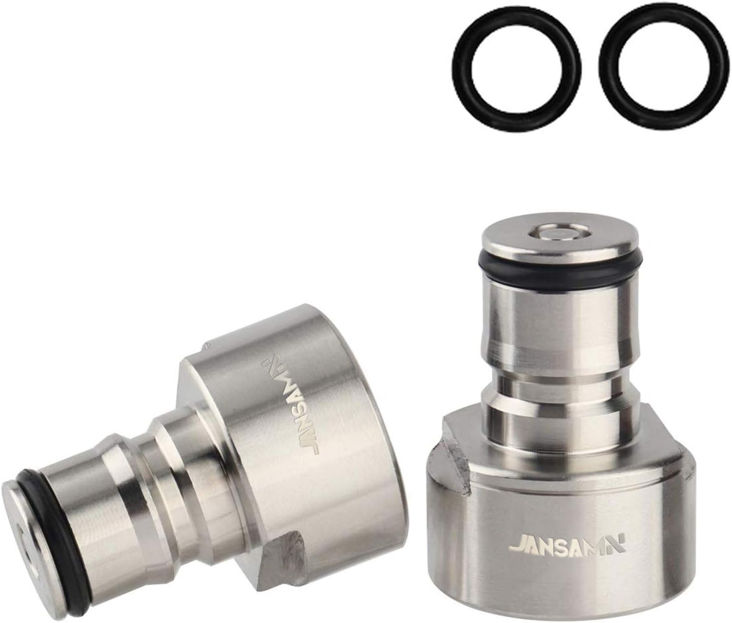 Ball Lock Keg Coupler Adapters-Sankey Keg to Ball Lock Quick Disconnect Conversion Kit，Stainless Steel 5/8 Thread Keg Coupler Adapter Gas Post & Liquid Post Keg Fittings for A,D,G,S,U Type Keg Coupler