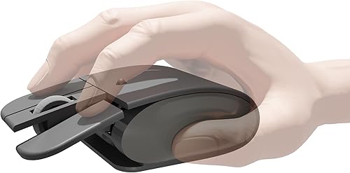 elasto Juego de mouse inalámbrico Bluetooth ergonómico M4 – Ayuda con túnel carpiano, artritis, dolor de dedos y muñeca, DPI ajustable – Clic ligero