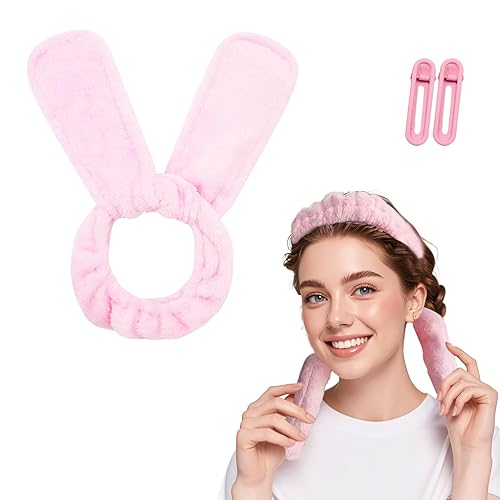 Diadema de varilla rizadora sin calor, 40 pulgadas de largo, sin calor, rizadores de pelo suaves para dormir (rosa)