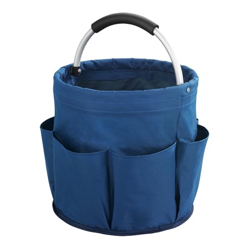 Maximex Caja de Almacenamiento para Utensilios de Limpieza 28 x 26.5 x 28 cm, Azul - imagen 13