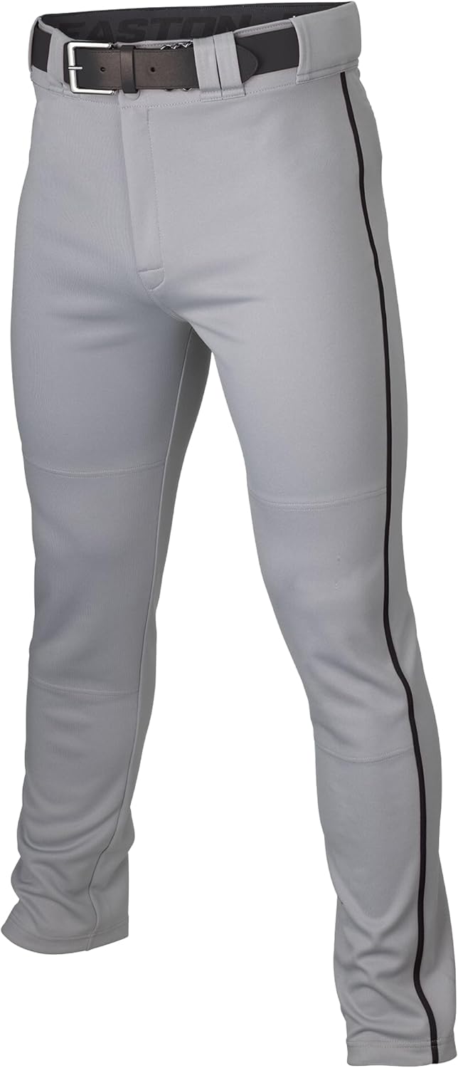 Easton Boys Easton | Rival+ Baseball Pants | Full Length Semi-Relaxed Fit | Youth Sizes | Piped | Multiple Colors