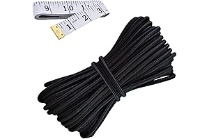 Elastic Shock Cord 1/8 Inch (3MM) x 17FT - Nylon Sleeve, Heavy Strength