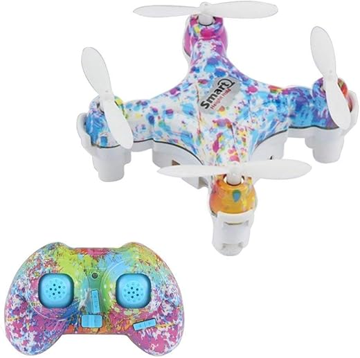 REES52 Newest Cheerson CX-10D CX10D RC Mini Nano Drone 2.4G 6-axis High Hold Mode LED RC Quadcopter RTF with Transmitter