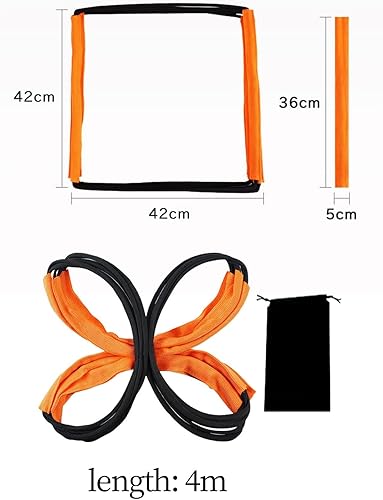 Miniatura 4 de Escalera de agilidad Escalera de entrenamiento Voleibol Rugby Obstáculos de salto Plegable Entrenamiento Fitness Escalera de Velocidad Equipo de