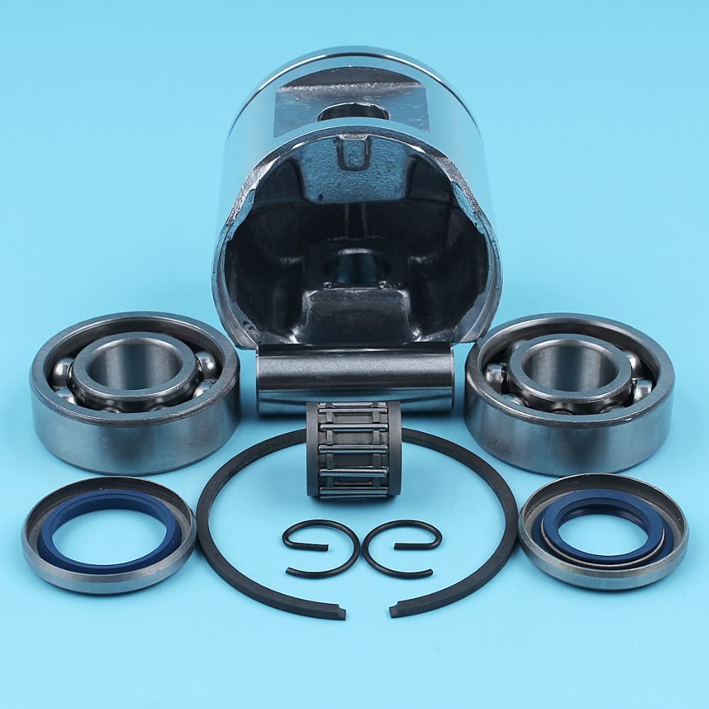 Zestaw uszczelek olejowych łożysk kulkowych wału korbowego 48 mm, do Husqvarna, 365 Special, do EPA, piły łańcuchowej 503691371 Zestaw pierścieni tłokowych