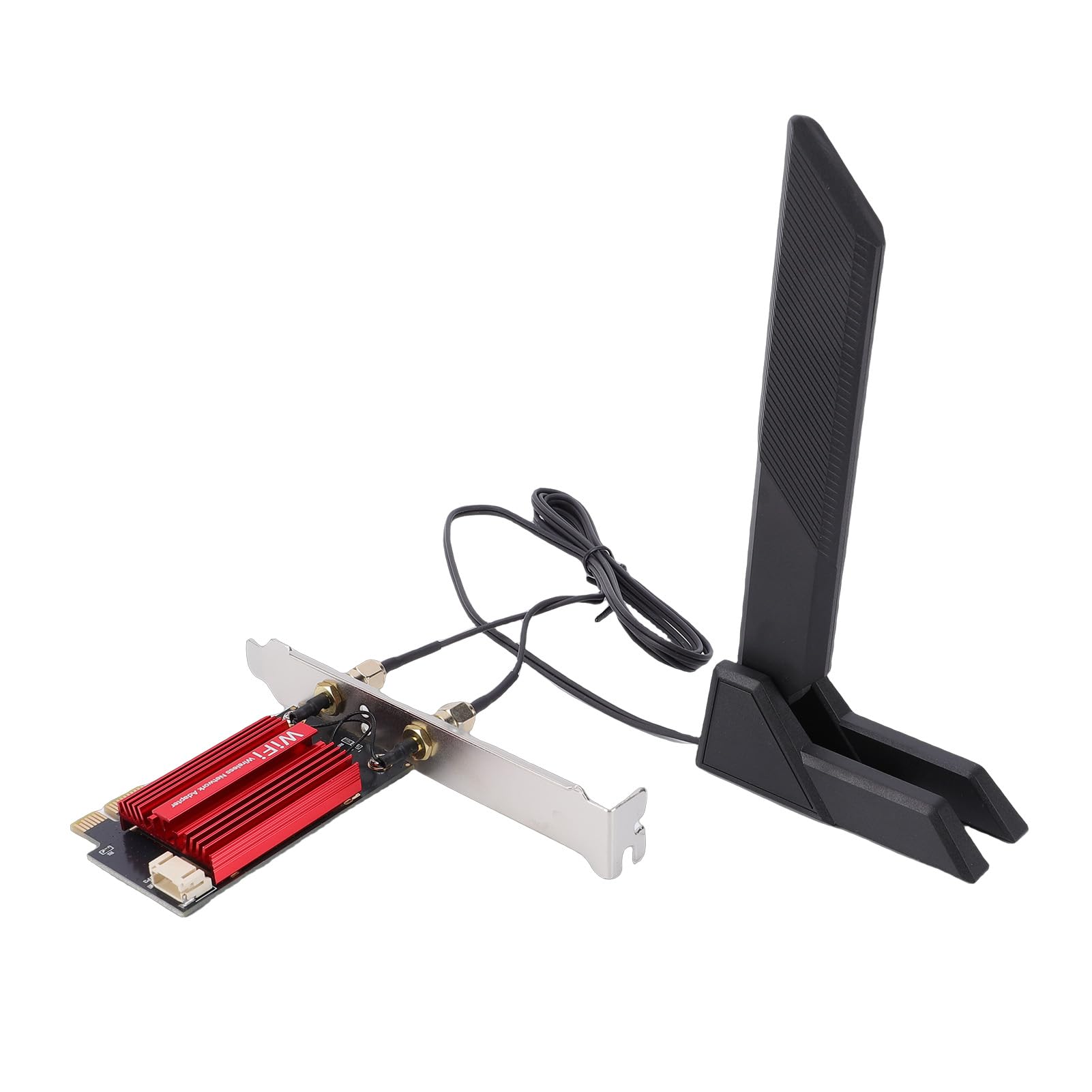 Cocoarm Adattatore di Rete Wireless WiFi 7 Scheda PCIe con PCB in Lega di Alluminio RTL8922 Pro Bluetooth 5.4 Tri Band 6GHz 2880Mbps per PC Desktop Gaming Streaming 10 11