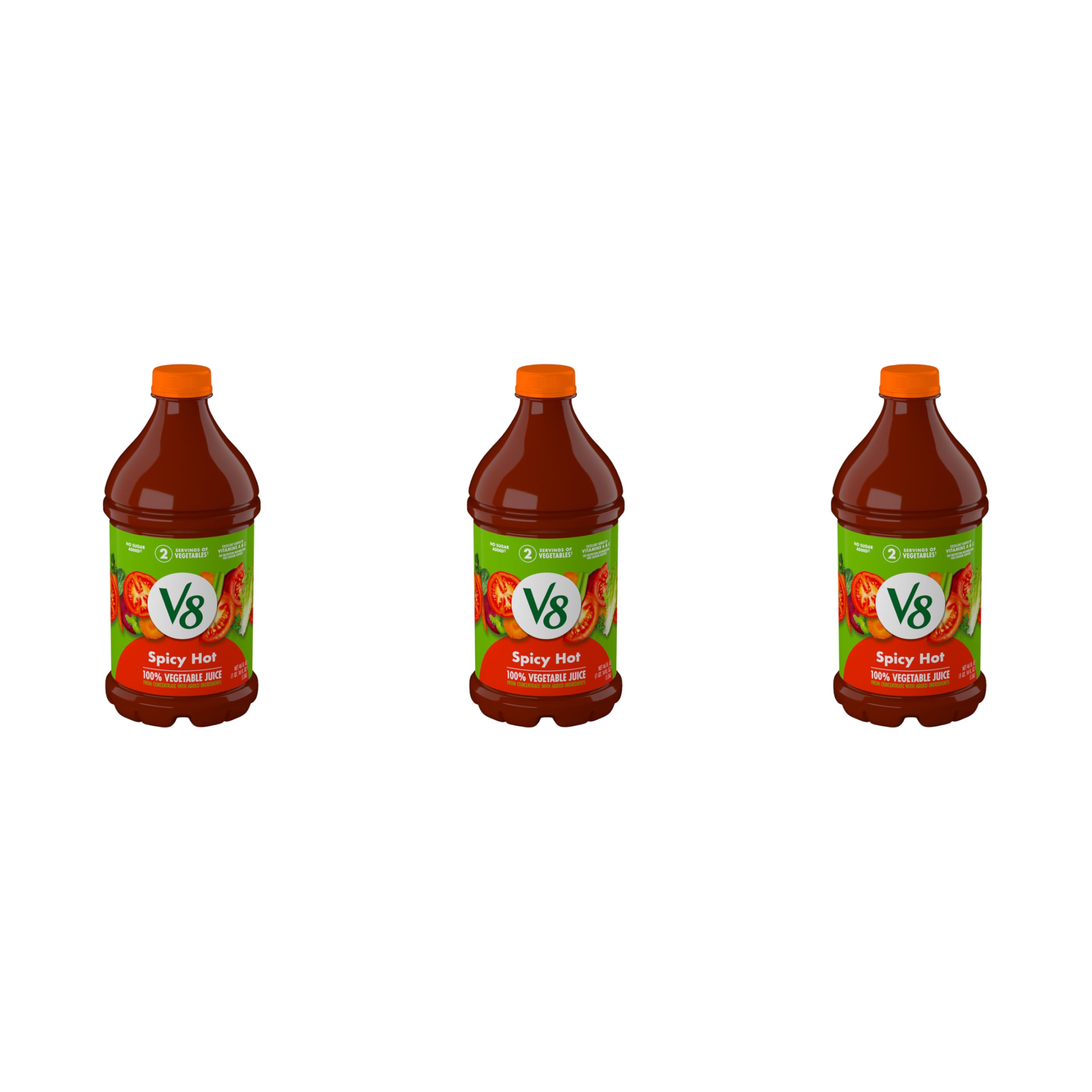 Amazon.com : V8 Spicy Hot Vegetable Juice, 46 fl oz | 100% Juice
