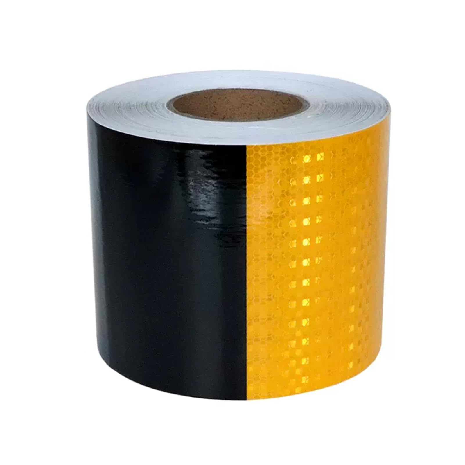 bei Nacht Sicherheitswarnung ReflectiveTape， Fluoreszierendes Reflektorband, hochwertige Sicherheitsreflektorstreifen, gut sichtbares selbstklebendes Reflektorband for den Außenbereich for Fahrräder u