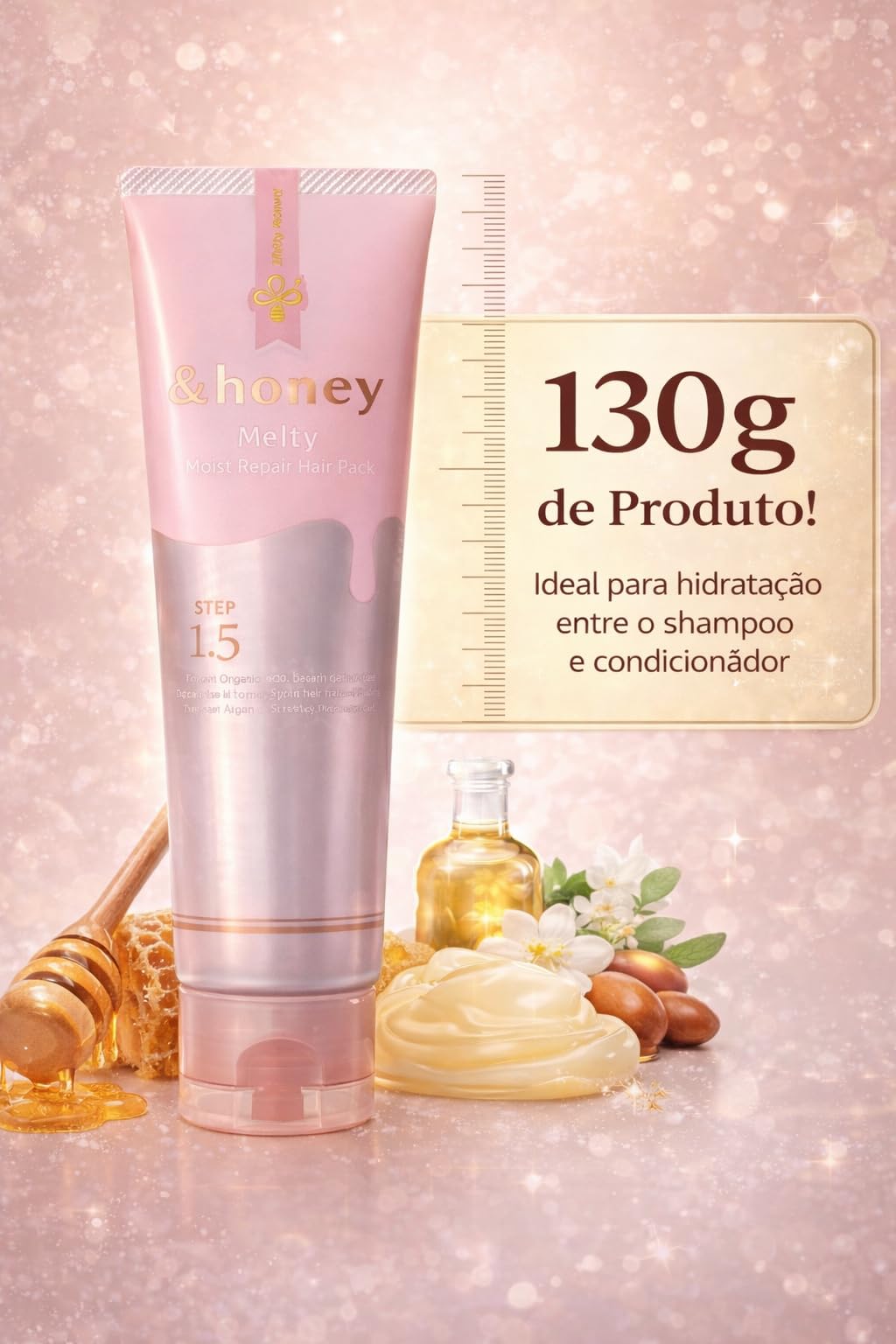 honey Melty Moist Repair Hair Pack 130g – Máscara Capilar