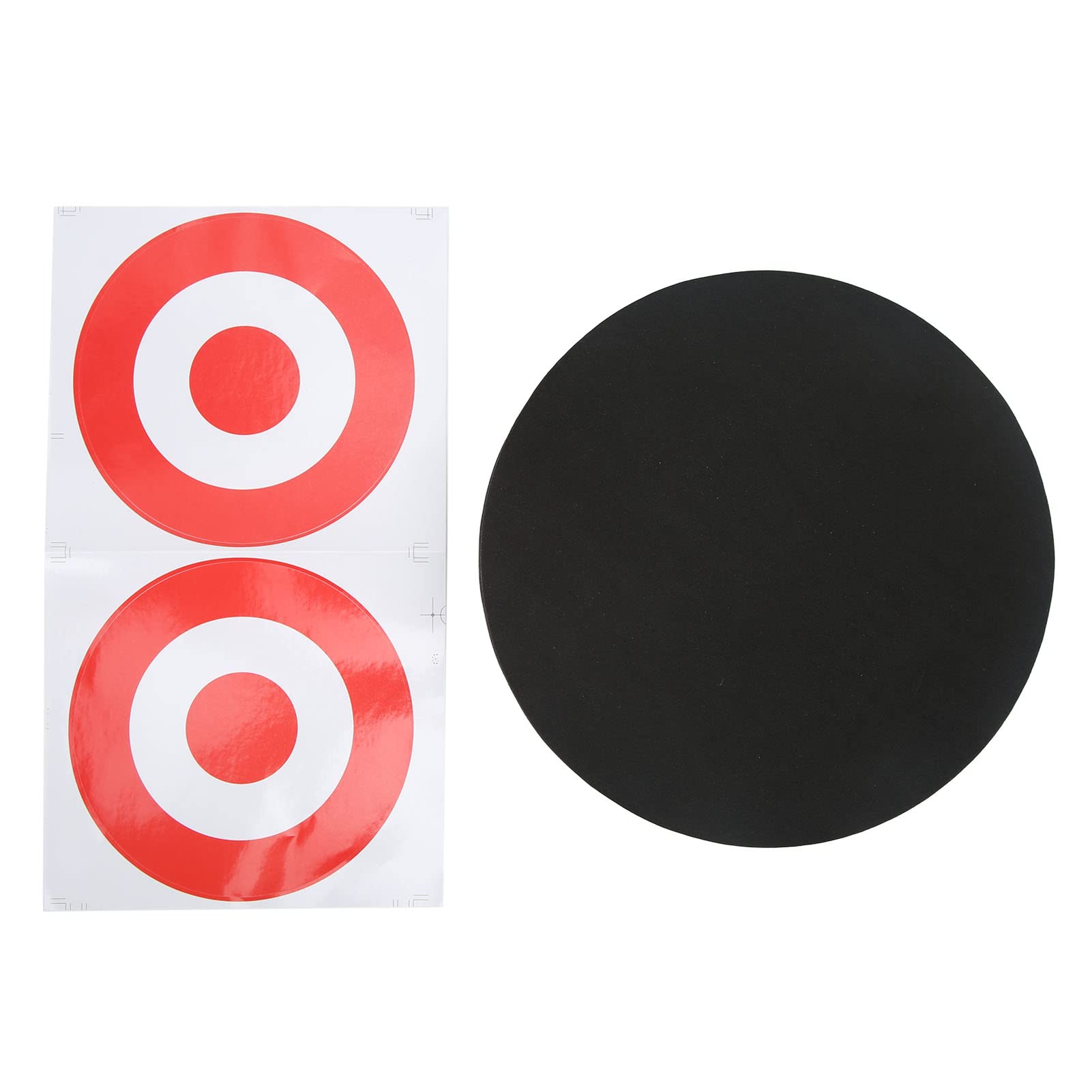 OUKENS Moving Target, Indoor and Outdoor EVA Foam Round Moving Archery Target Bow and Archery Practice Board EVA Foam Archery Target Shooting Tool Accessories(Black)
