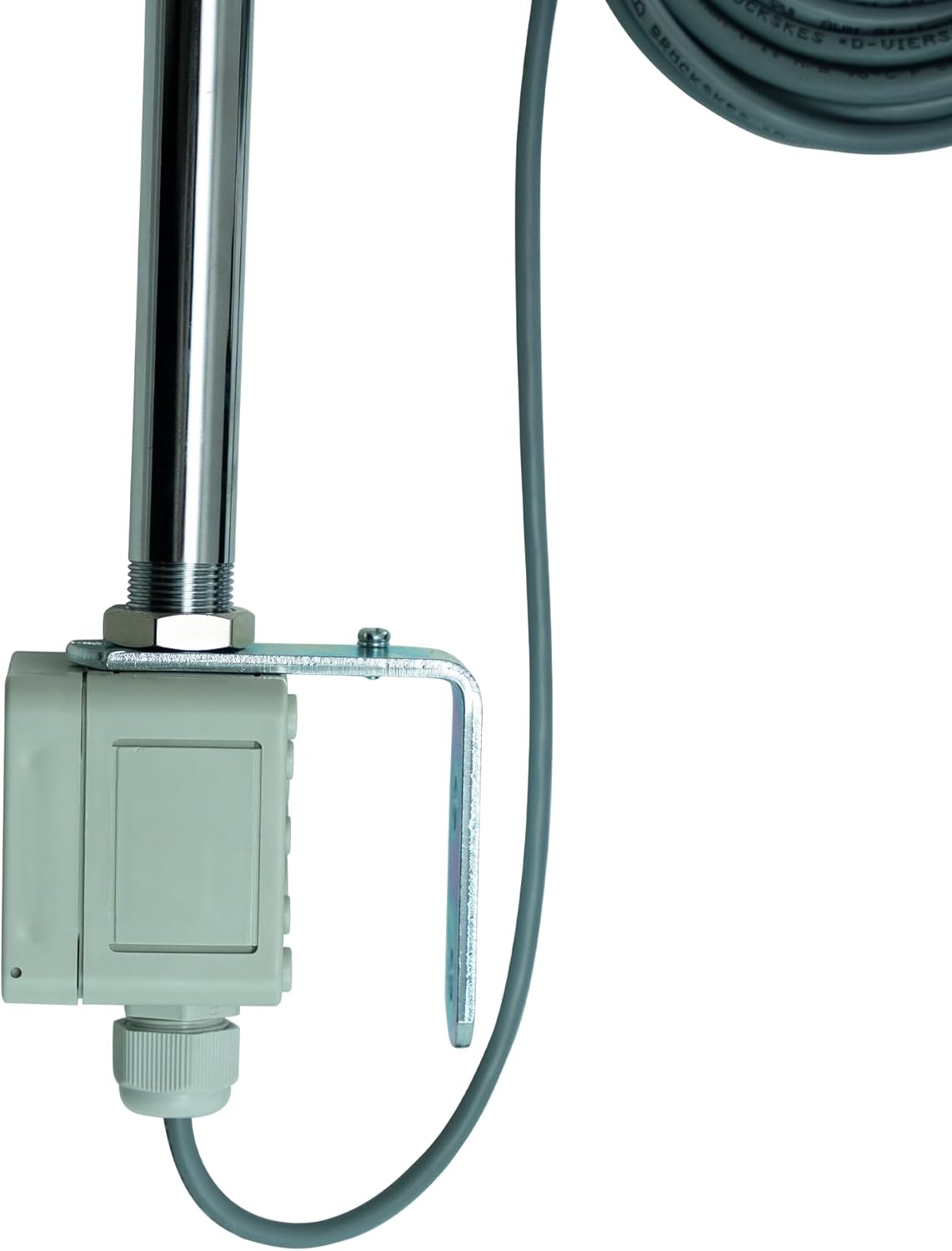 Signaworks 1 Stack Super Bright LED Andon Tower Light Red with 10' Extended Cable to 1 Switch Box, Off-On, 3 Prong 8 ft Industrial Power Cord, Plug & Play Ready * Assembled in USA *