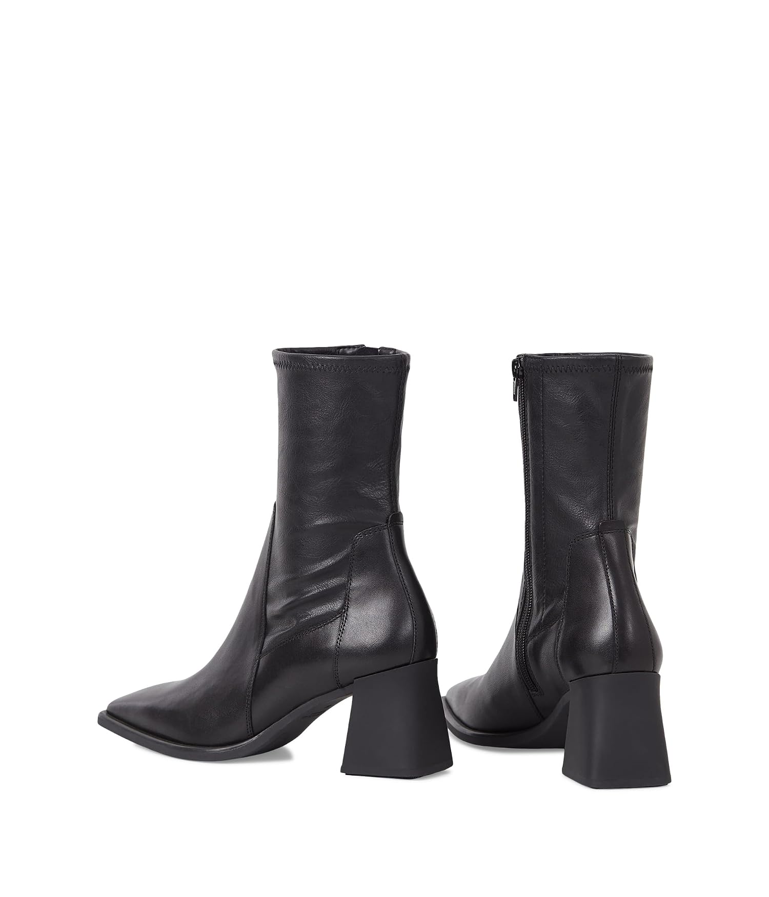 Vagabond Shoemakers Hedda Leather Short Stretch Booties - thumbnail 3