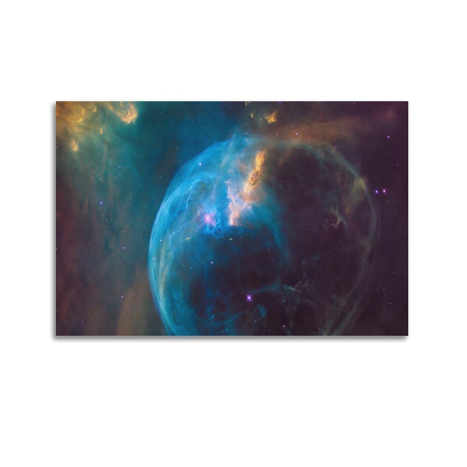 OKAHYS Bubble Nebula NGC 7635 Space Poster Decorative Painting Canvas Wall Artworks Picture 20x30inch(50x75cm)