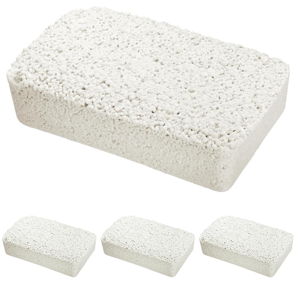 WENKO Nachfüllpack für Feuchtigkeitskiller 2kg, Granulatblock für Raumentfeuchter, fasst bis zu 2,8 l Feuchtigkeit, laborgeprüft, reduziert Schimmel & Gerüche, Weiß (Packung mit 4)