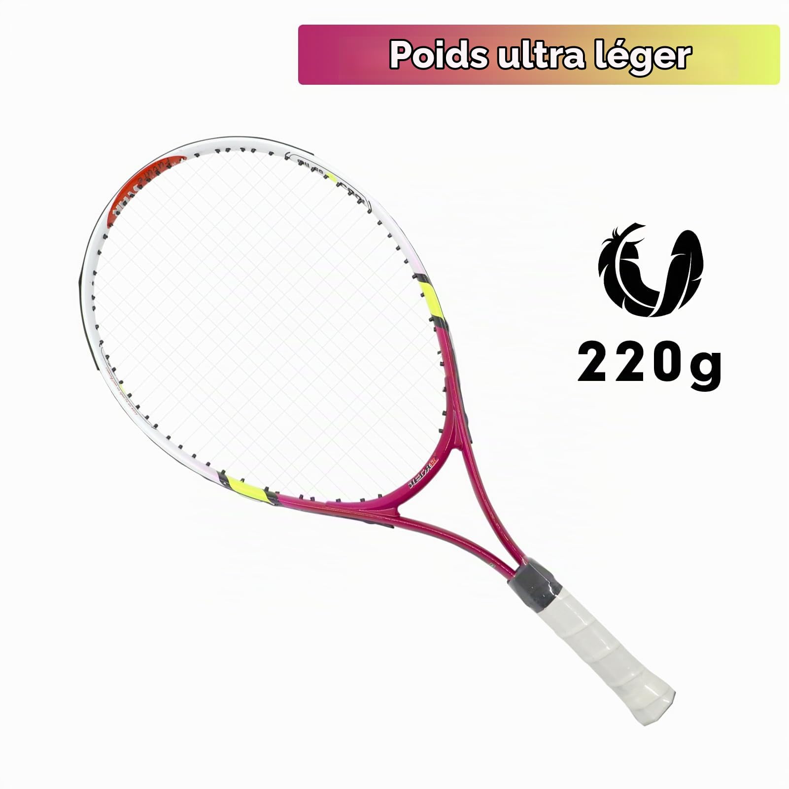 Lifup Raquette de Tennis pour Enfants de 5-12 Ans, Raquettes de Tennis avec Sac de Tennis