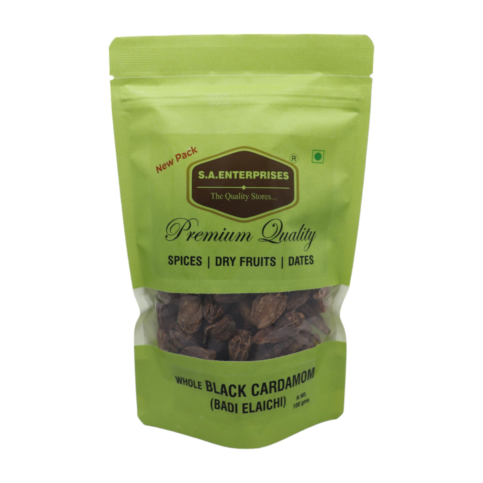 S.A.Enterprises Whole Black Cardamom | Badi Elaichi | Sabut Kali Elichi - 100gms (B0CPFBQ3FM) Amazon Price History, Amazon Price Tracker