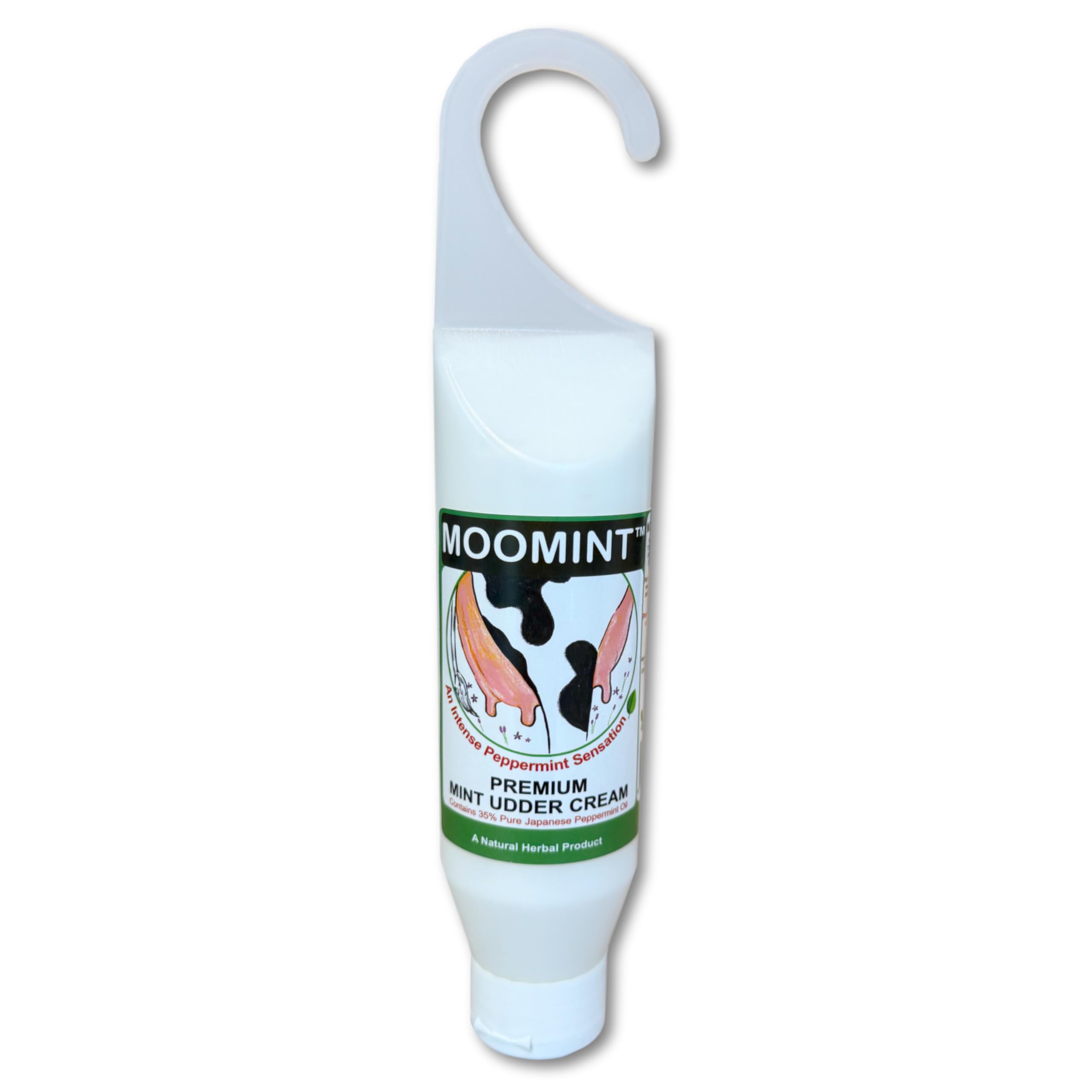 Udder Mint Cream with 35% Pure Japanese Peppermint Oil - Proven Formula for Over 30 Years - 250ml