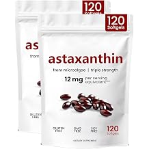 Astaxanthin Softgels, Triple Strength Astaxanthin 12mg, Premium Astaxanthin Supplements 120 Softgels,Astaxanthin Antioxidant Supplements for Skin, Eyes, and Joint Healthy | Non-GMO 2