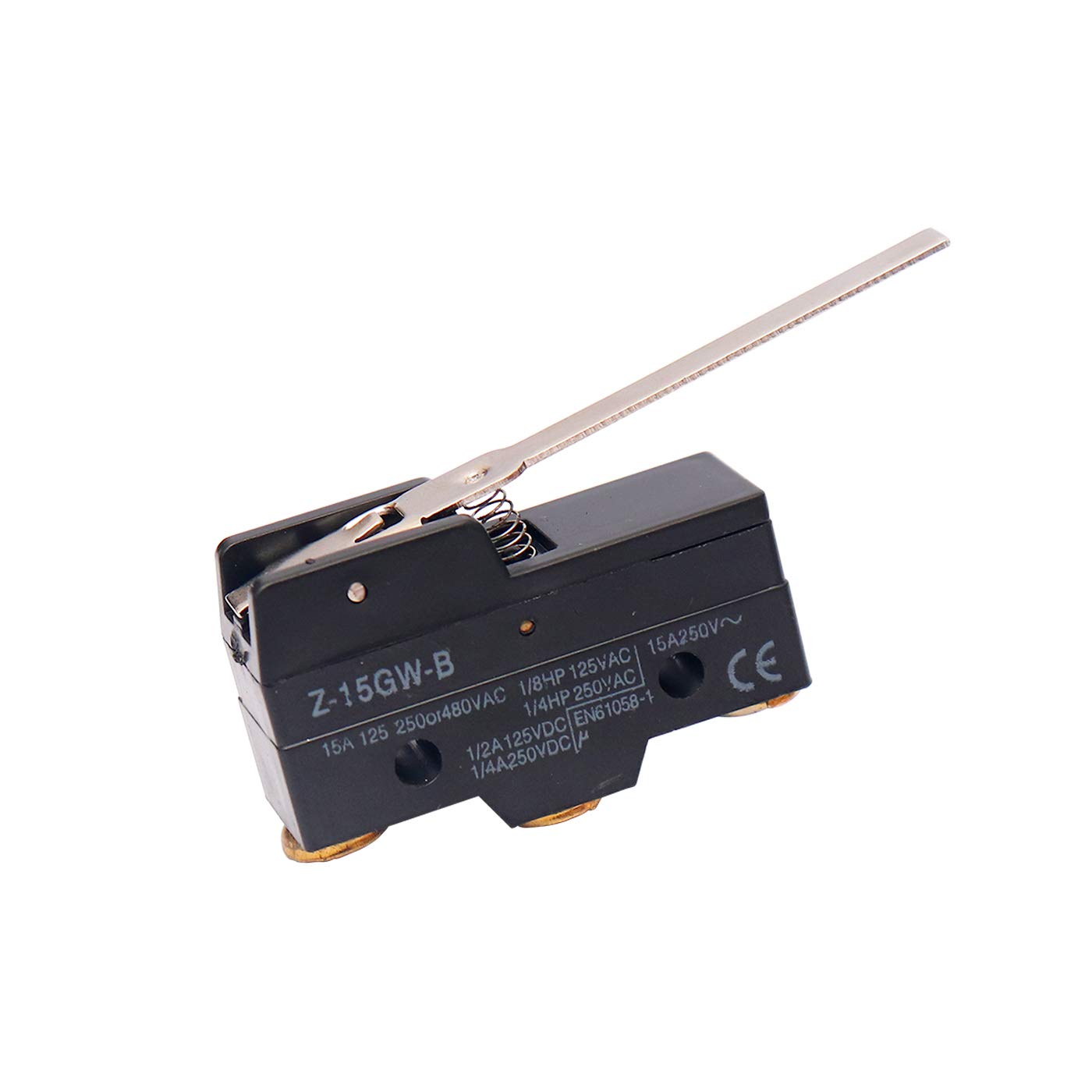 Z-15GW-B General Purpose Basic Switch, Long Lever AC250V/125V 15A SPDT Lever Switch