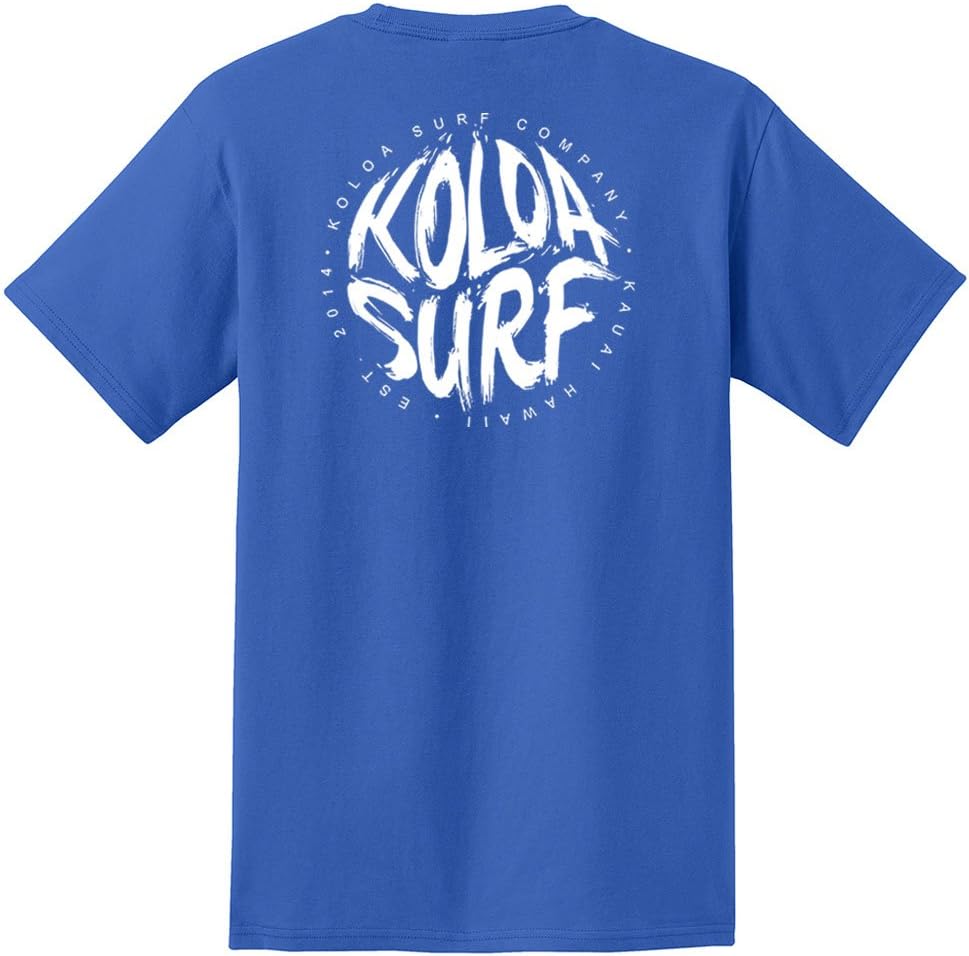 Koloa Surf Brush Logo Pocket Tees in Regular, Big & Tall