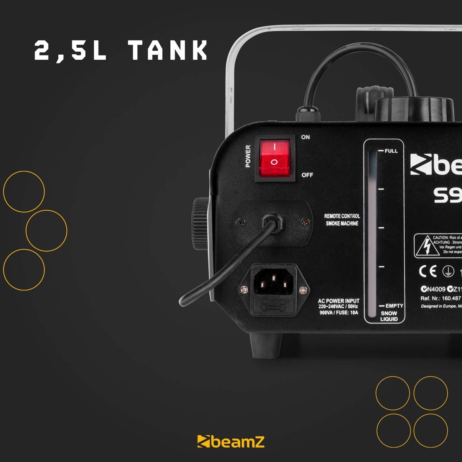 BeamZ S900 Acqua 0.9L 900W Nero