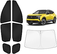 Vista 20 de KUST Parasol plegable para parabrisas para Chevrolet/Chevy Trax LS/LT/LTZA 2013-2023, accesorios para ventana, protector de visera solar, bloquea