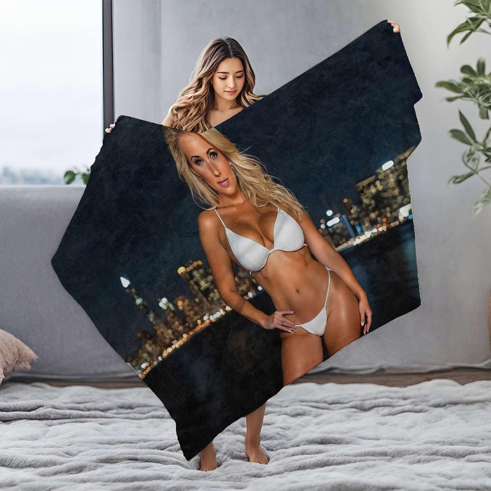 Sac cadeau de Pâques avec couverture polaire à motif artistique pour surprendre